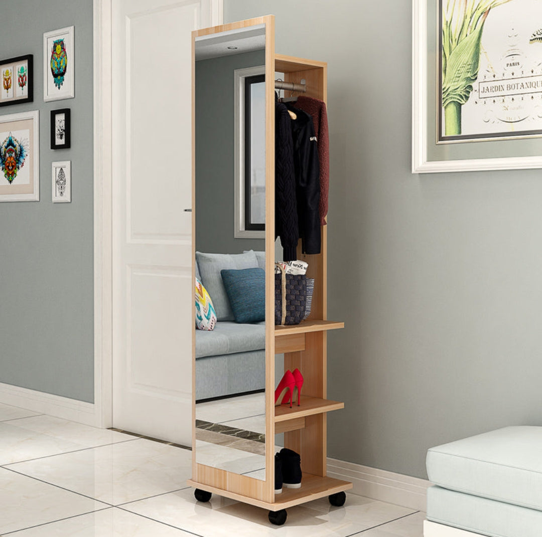 Standing Mirror with Storage WM004